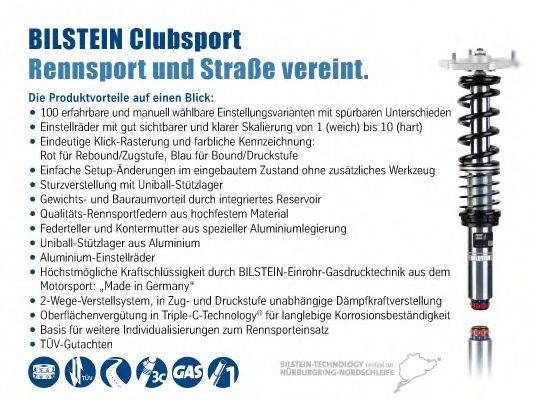 BILSTEIN BIL024752 Комплект ходової частини, пружини / амортизатори