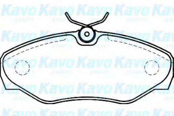 KAVO PARTS BP6579 Комплект гальмівних колодок, дискове гальмо