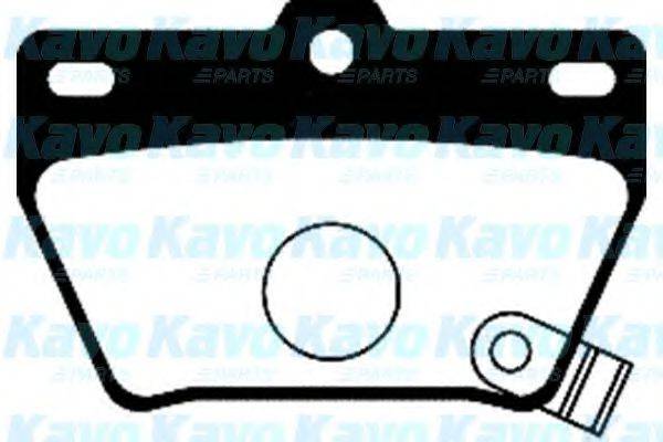 KAVO PARTS BP9066 Комплект гальмівних колодок, дискове гальмо