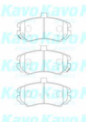 KAVO PARTS BP3037 Комплект гальмівних колодок, дискове гальмо