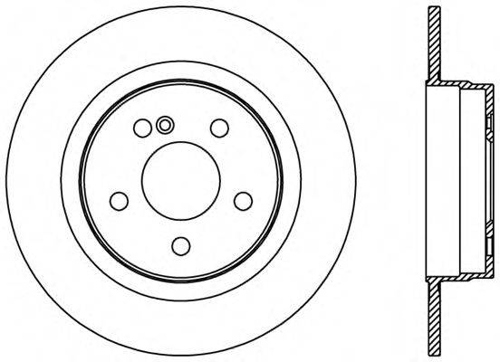 OPEN PARTS BDR239510 гальмівний диск