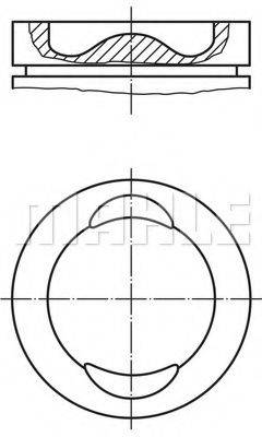 PERFECT CIRCLE 56105080 Поршень