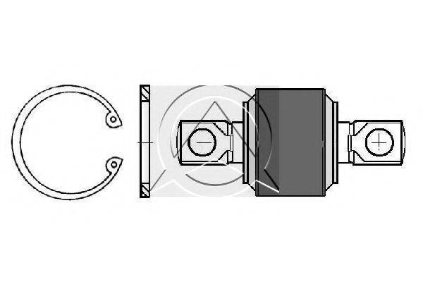SIDEM 44046 ремонтний комплект, важіль підвіски