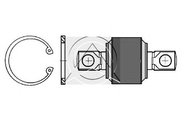SIDEM 44540 ремонтний комплект, важіль підвіски