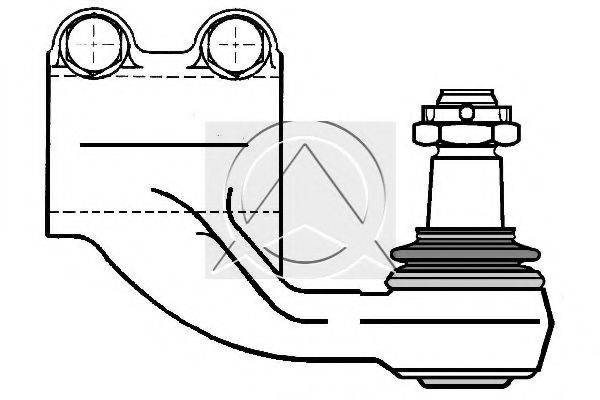 SIDEM 6034 Наконечник поперечної кермової тяги