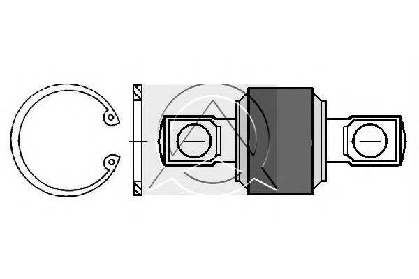 SIDEM 6246 ремонтний комплект, важіль підвіски