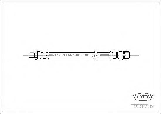 PIRELLI 5095 Гальмівний шланг