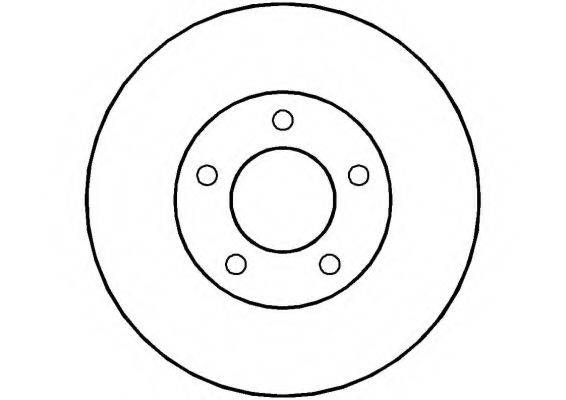NATIONAL NBD880 гальмівний диск