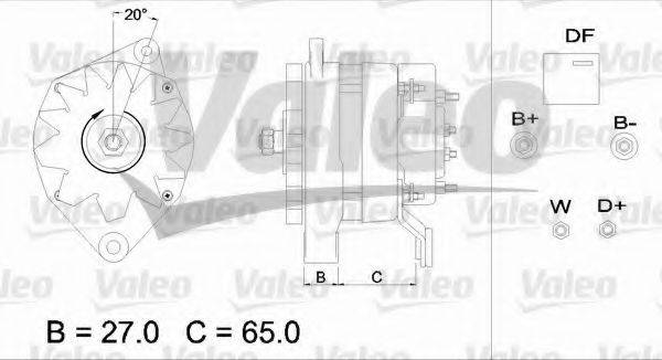 VALEO 98203 Генератор