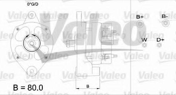 VALEO 100442 Генератор