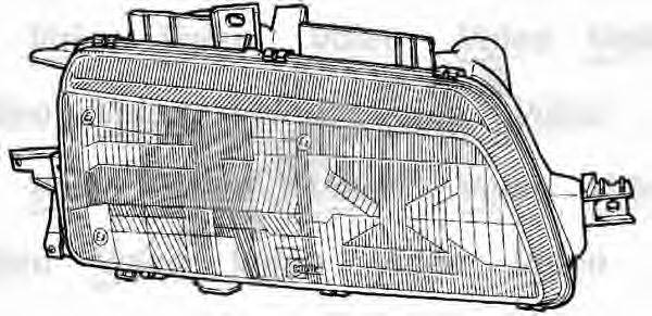 VALEO 82797 Розсіювач, основна фара