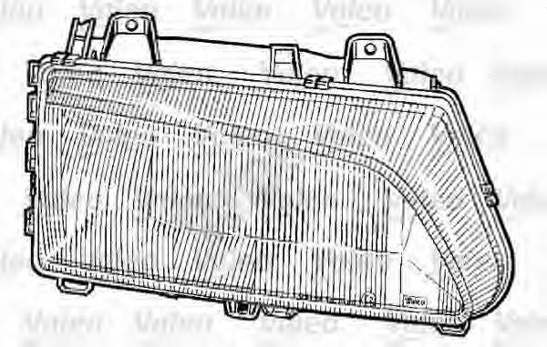 VALEO 87321 Розсіювач, основна фара