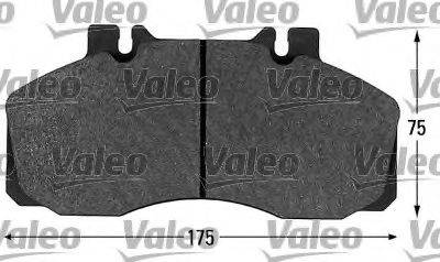 IVECO 1906298 Комплект гальмівних колодок, дискове гальмо