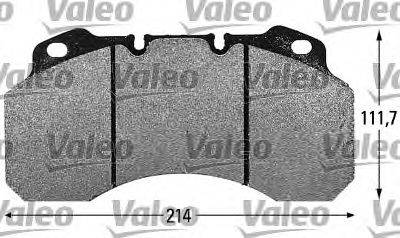 RENAULT TRUCKS 50 01 857 615 Комплект гальмівних колодок, дискове гальмо