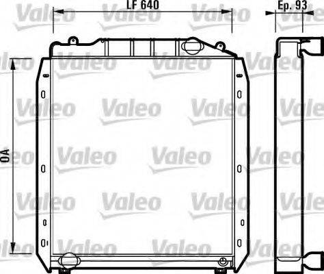 VALEO RC2029 Радіатор, охолодження двигуна