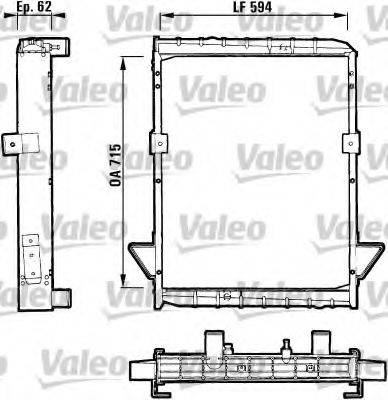 VALEO TC118 Радіатор, охолодження двигуна
