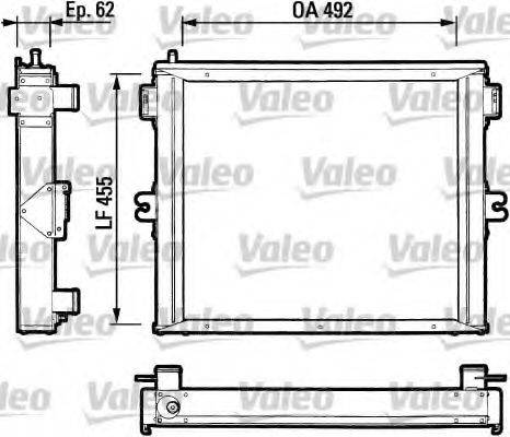 VALEO TC102 Радіатор, охолодження двигуна
