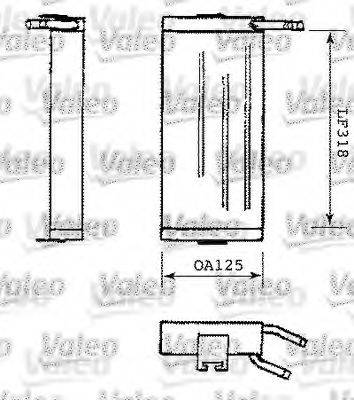 VALEO 812104 Теплообмінник, опалення салону