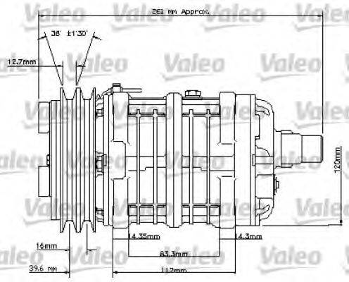 VALEO 815840 Компресор, кондиціонер