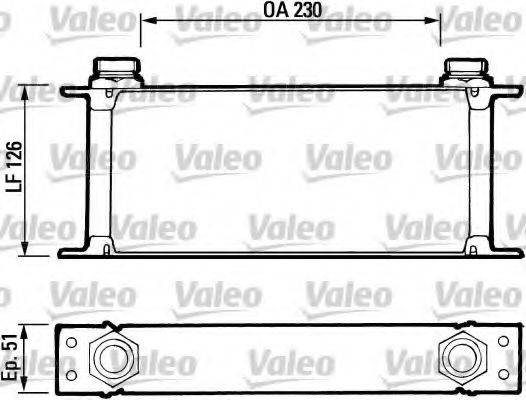 VALEO HA510 масляний радіатор, моторне масло