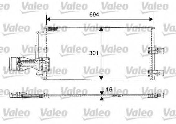 VALEO 77050 Інтеркулер
