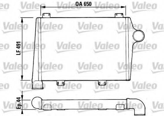 VALEO RA030 Інтеркулер