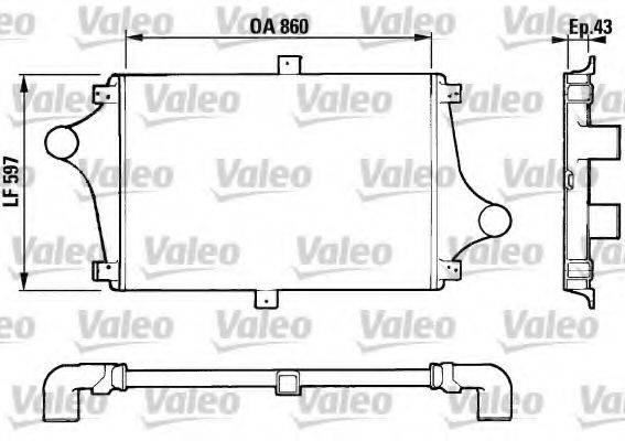 VALEO 77151 Інтеркулер