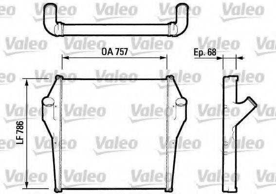 VALEO RA016 Інтеркулер