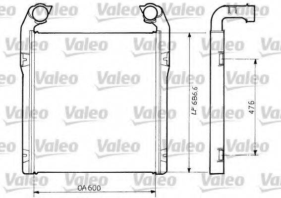 VALEO 77501 Інтеркулер