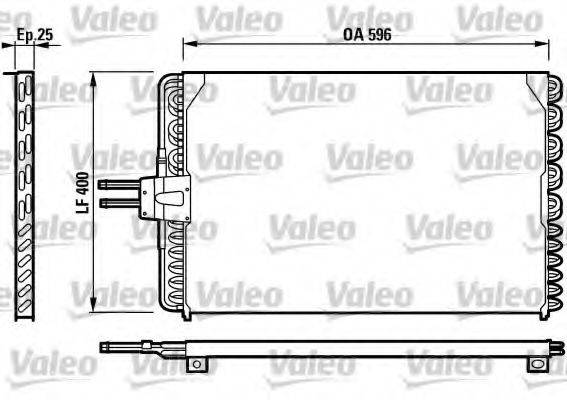 VALEO 817228 Конденсатор, кондиціонер