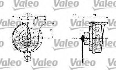 VALEO 479001 Звуковий сигнал