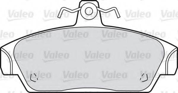 VALEO 21516 Комплект гальмівних колодок, дискове гальмо