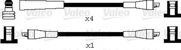 VALEO 346100 Комплект дротів запалювання