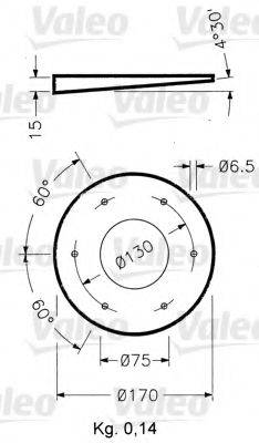 VALEO 40025 Кронштейн, проблисковий маячок