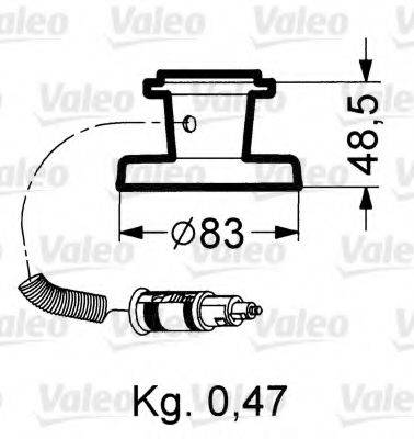 VALEO 40029 Кронштейн, проблисковий маячок