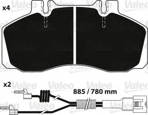 RENAULT TRUCKS 5001 825 638 Комплект гальмівних колодок, дискове гальмо