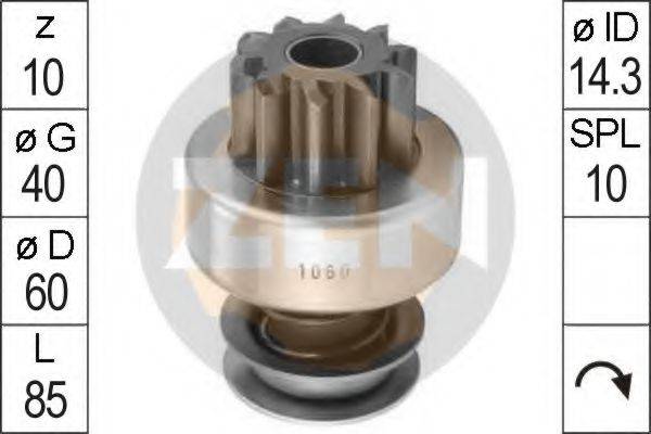 ERA 2154 Привід із механізмом вільного ходу, стартер