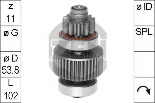 ERA 1601 Привід із механізмом вільного ходу, стартер