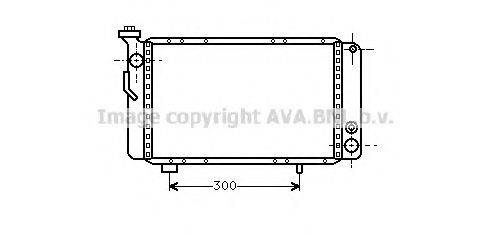 AVA QUALITY COOLING RT2012 Радіатор, охолодження двигуна
