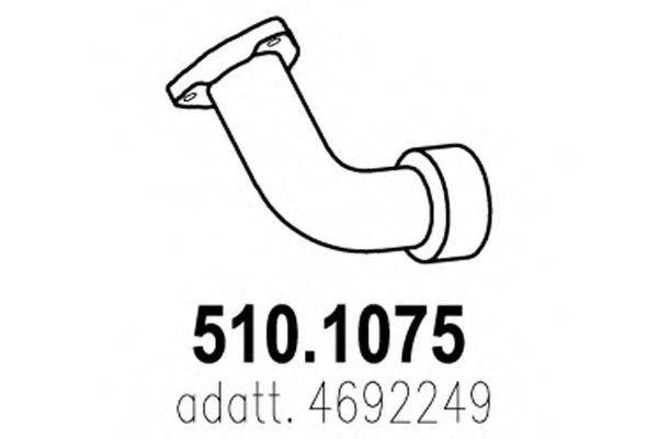 IMASAF 75.74.01 Труба вихлопного газу