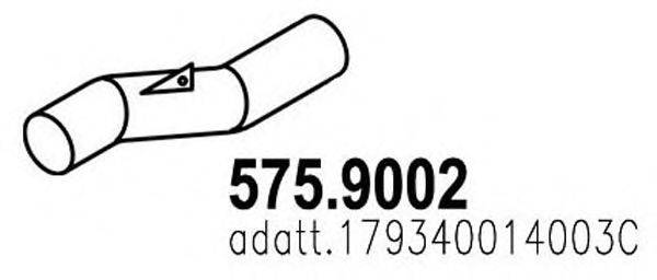 DINEX 69003 Труба вихлопного газу