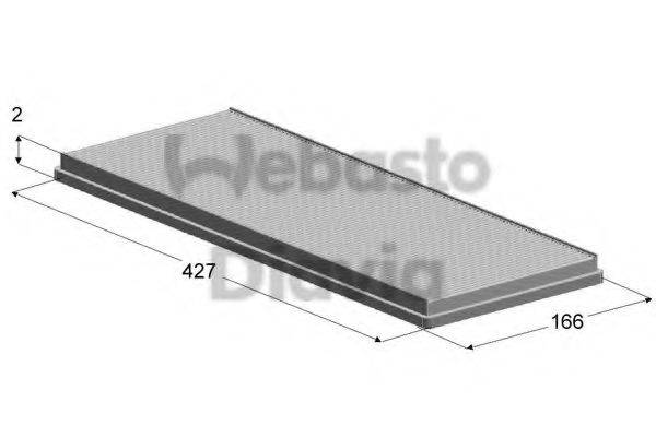 OM 1323255 Фільтр, повітря у внутрішньому просторі