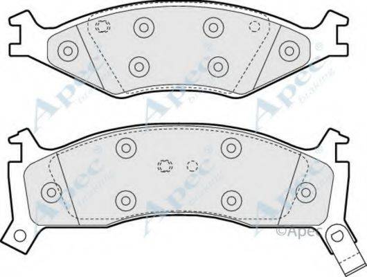 APEC BRAKING PAD925