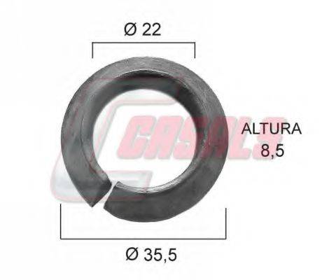 CASALS 21382 Кільце ущільнювача, ступиця колеса