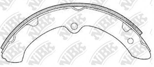 FIT FT1180 Комплект гальмівних колодок