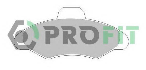 JAGUAR 1048310 Комплект гальмівних колодок, дискове гальмо