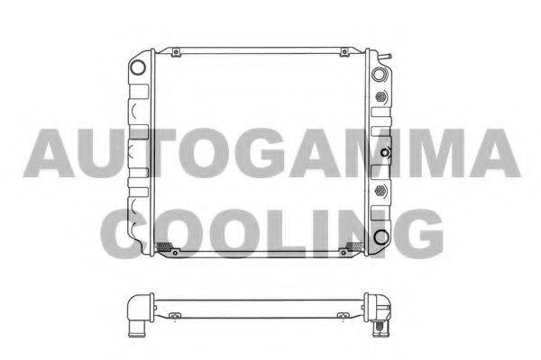 AUTOGAMMA 101092 Радіатор, охолодження двигуна
