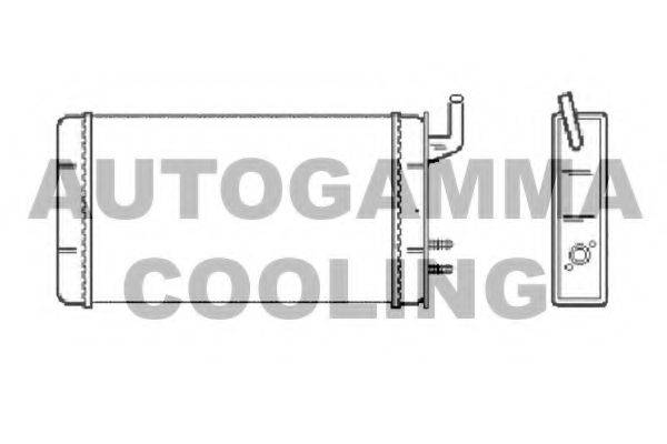 AUTOGAMMA 101784 Теплообмінник, опалення салону
