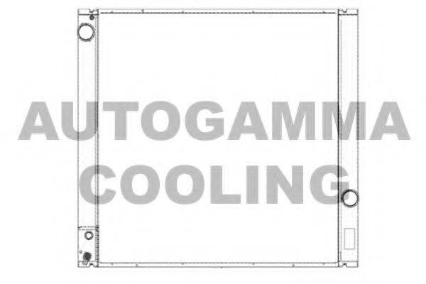AUTOGAMMA 104668 Радіатор, охолодження двигуна