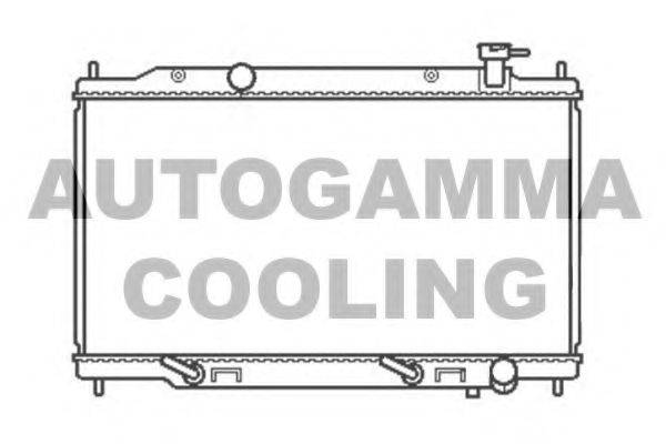 AUTOGAMMA 107017 Радіатор, охолодження двигуна